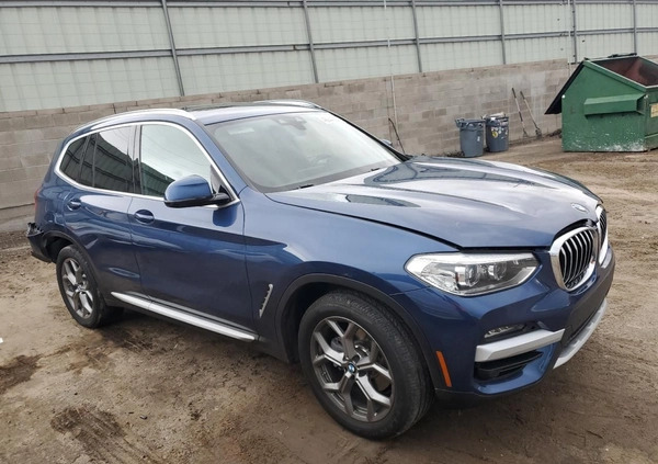 BMW X3 cena 64000 przebieg: 57962, rok produkcji 2020 z Toszek małe 67